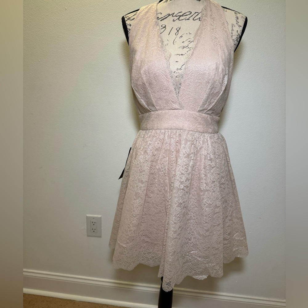 Bebe Blush lace dress size 10 mini dress